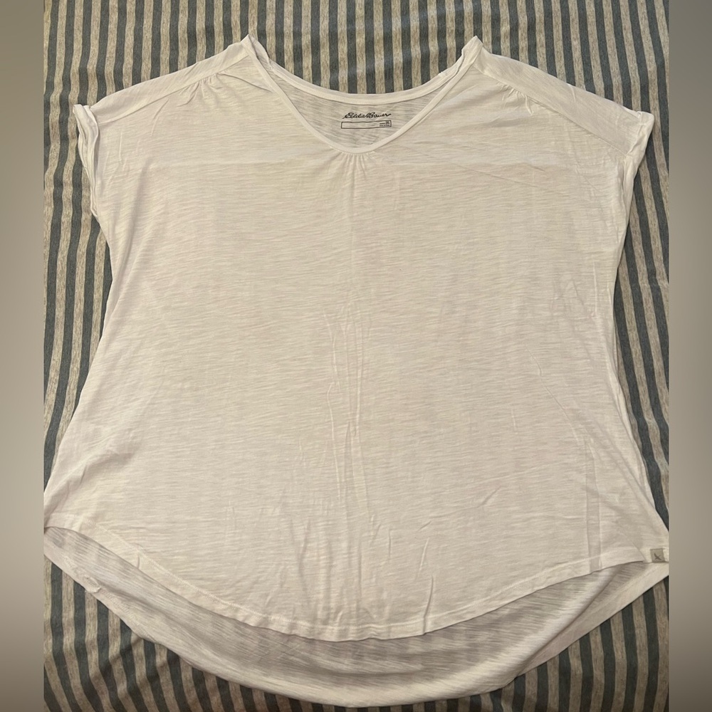 Eddie Bauer White TShirt 2XL